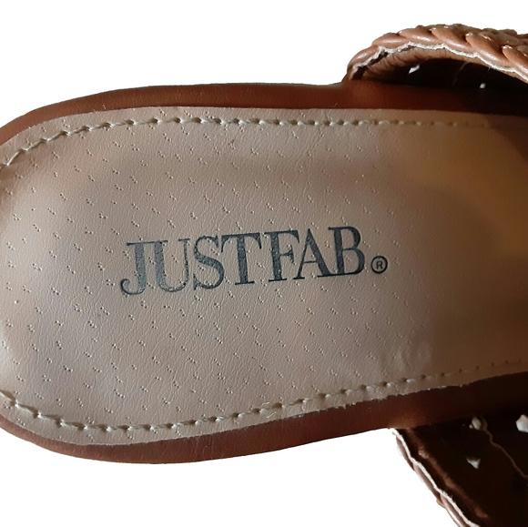 JustFab See it Through Platform Wedge Sandals - Picture 6 of 8